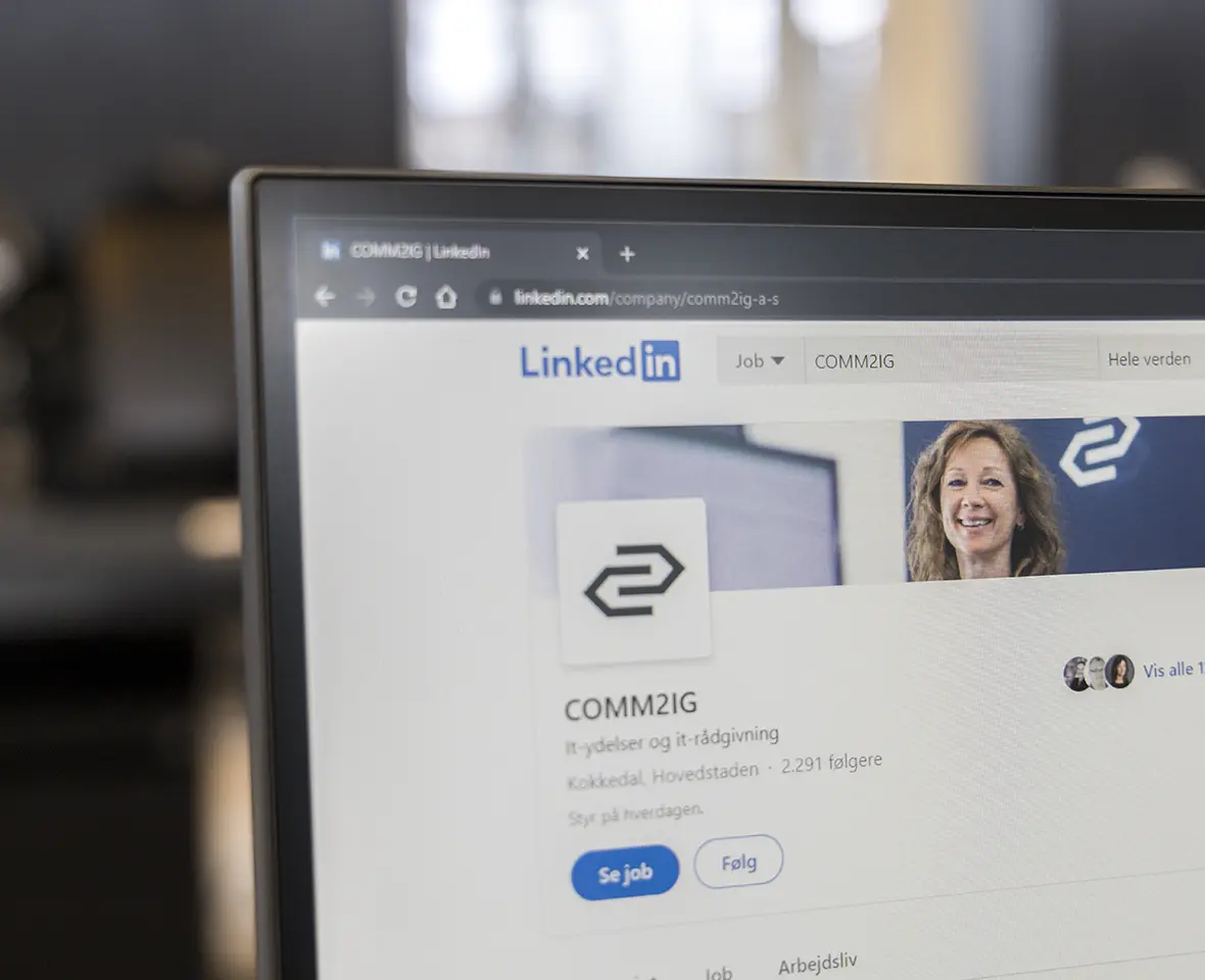 LinkedIn page preview